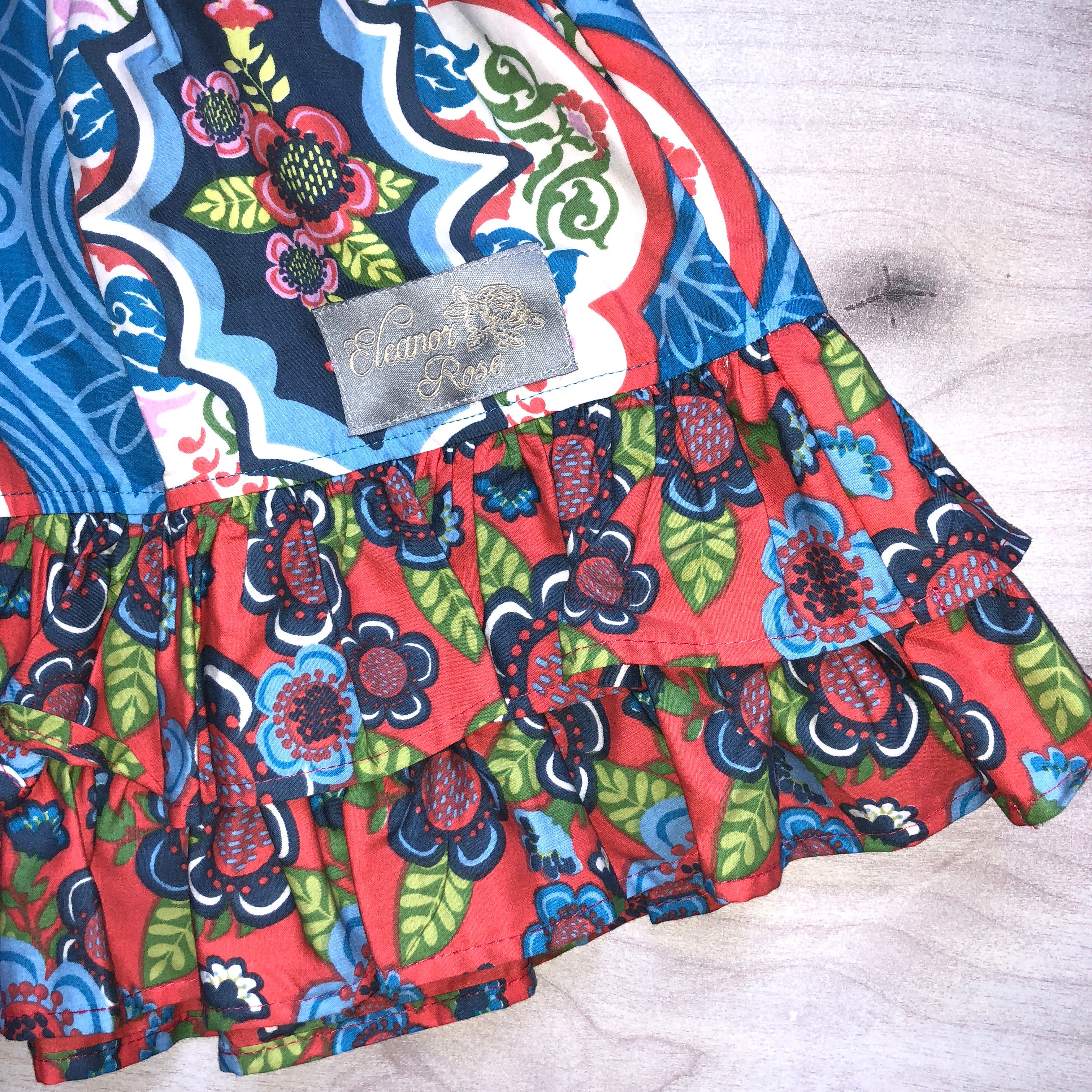 eleanor rose birthday party dress NEW Eleanor Rose Multi-Color Floral Print Dress