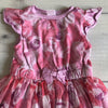 Gymboree Floral Pink & Purple Tulle Overlay Dress - Sweet Pea & Teddy