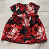 Baby Gap Red & Black Floral Dress & Bloomer - Sweet Pea & Teddy