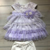 Isobella & Chloe Purple Tulle Ruffle Outfit
