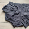 NEW First Impressions Dark Chambray Ruffle Shorts