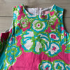 Lilly Pulitzer Pink Blue & Green Pattern Shift Dress