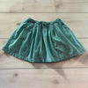 Mini Boden Green Teal Corduroy Skirt