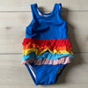 Hanna Andersson Rainbow Tulle One Piece Swimsuit