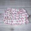 Janie & Jack Pink Floral Corduroy Ruffled Skirt - Sweet Pea & Teddy