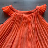 NEW Baby Gap Bright Orange Pleated Flowy Dress