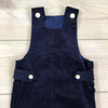 NEW Navy Brushed Corduroy Overall Romper