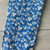 Mini Boden Floral Print Corduroy Elastic Waist Pants