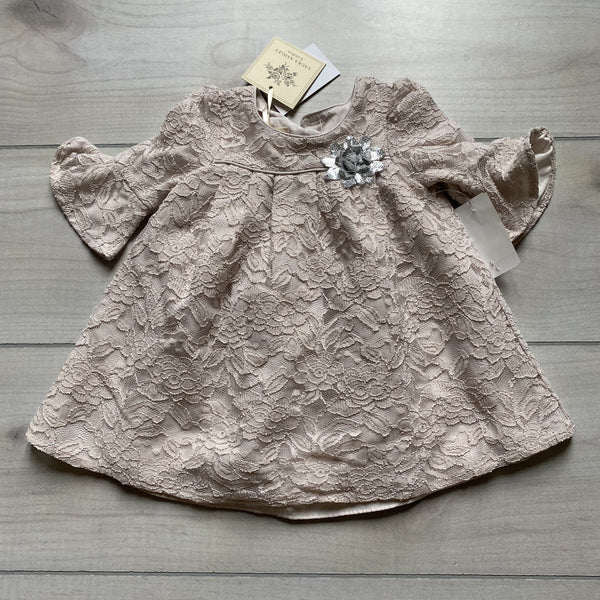 NEW Laura Ashley Blush Lace Sparkle Dress - Sweet Pea & Teddy