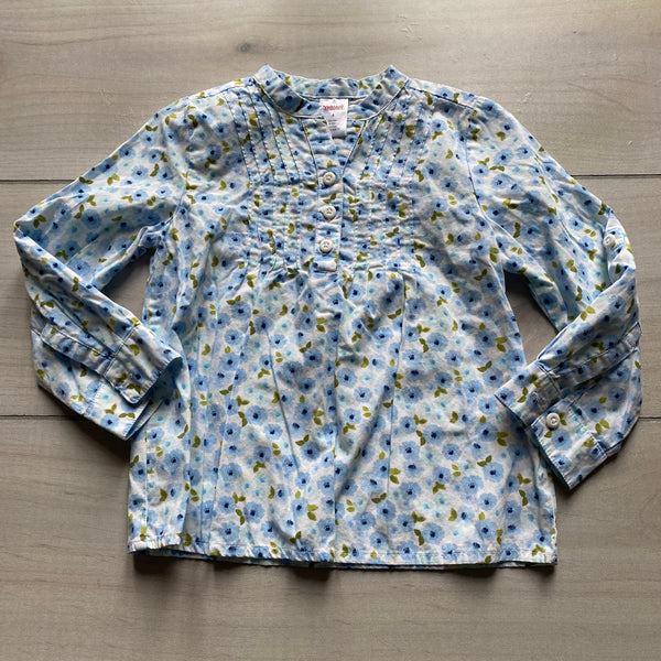 Gymboree Blue Floral Top