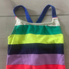 NEW Baby Boden Rainbow Striped One Piece Swimsuit