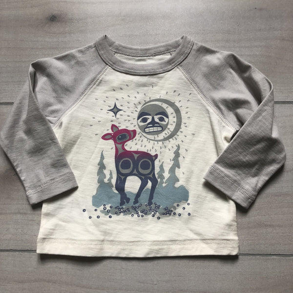 NEW Tea Collection Deer Quote Long Sleeve Shirt - Sweet Pea & Teddy