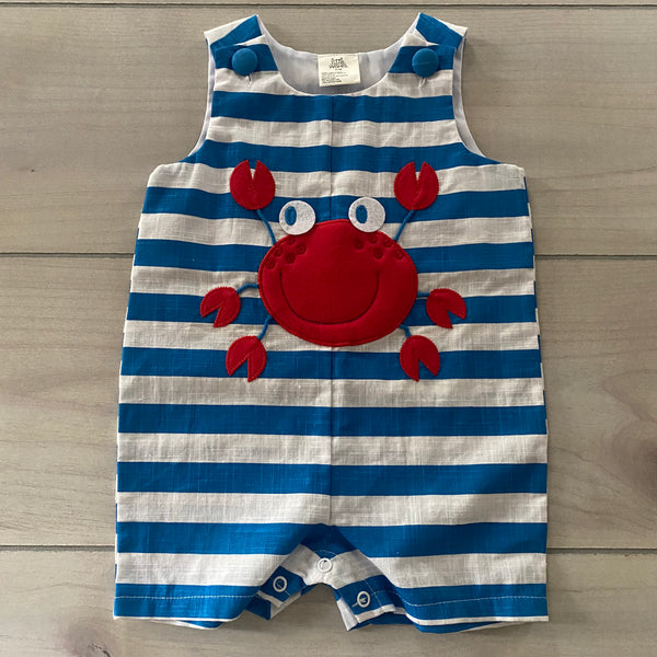 Little Wishes Crab Applique Romper