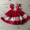 NWT Trish Scully Red Lace Applique Dress