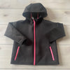 Ideology Black & Pink Polyester Spadex Performance Zipper Jacket