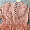 NEW Trish Scully Child Peach Abigail Lace Dress