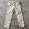 NWT M Brand Icy Luxe Winter White Corduroy Pull On Pants