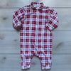 H&M Flannel Plaid Holiday Romper