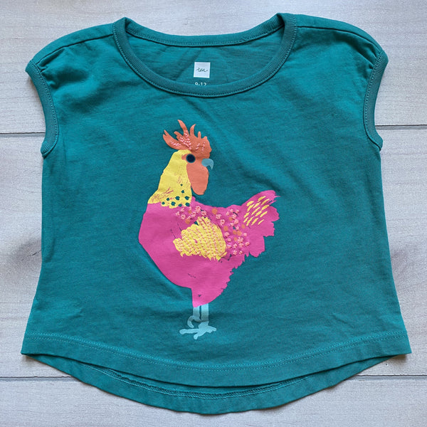 NEW Tea Collection Teal Rooster Shirt - Sweet Pea & Teddy