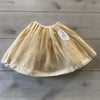 NEW Magpie & Mabel Peachy Cream Gold Dot Tulle Overlay Skirt