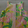 Lilly Pulitzer for Target Yellow Floral Zipper Shift Dress