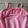 NWT Baby Gap Pink Gingham Swimsuit