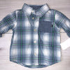 NEW Baby B'Gosh Blue & Green Plaid Button Down Shirt - Sweet Pea & Teddy