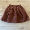 JCrew Crewcuts Brown Corduroy Elastic Waist Skirt