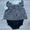 NEW Carter's Black Gingham One Piece Outfit - Sweet Pea & Teddy