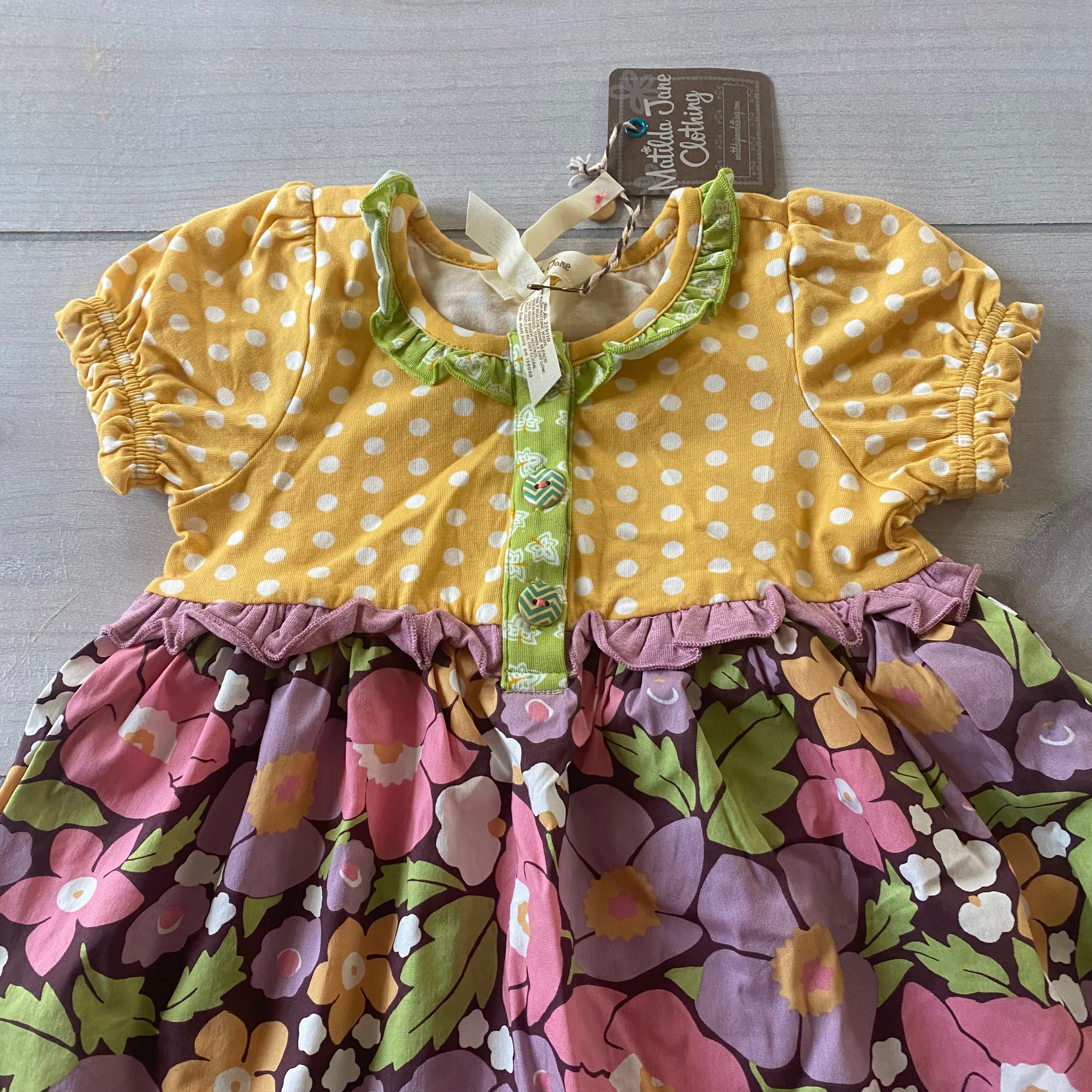 fall bouquet dress matilda jane Matilda Jane Fall Bouquet Dress Girls Size 6 8 New In Bag Matches Doll Outfit