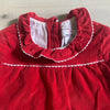 CPC Red Corduroy Collared Dress
