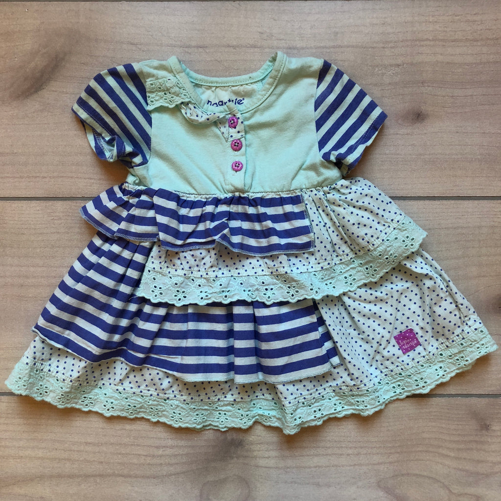 Naartijie Baby Aqua Ruffle Dress