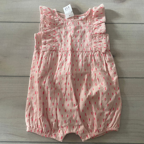 NEW Baby Gap Pink Bubble Romper