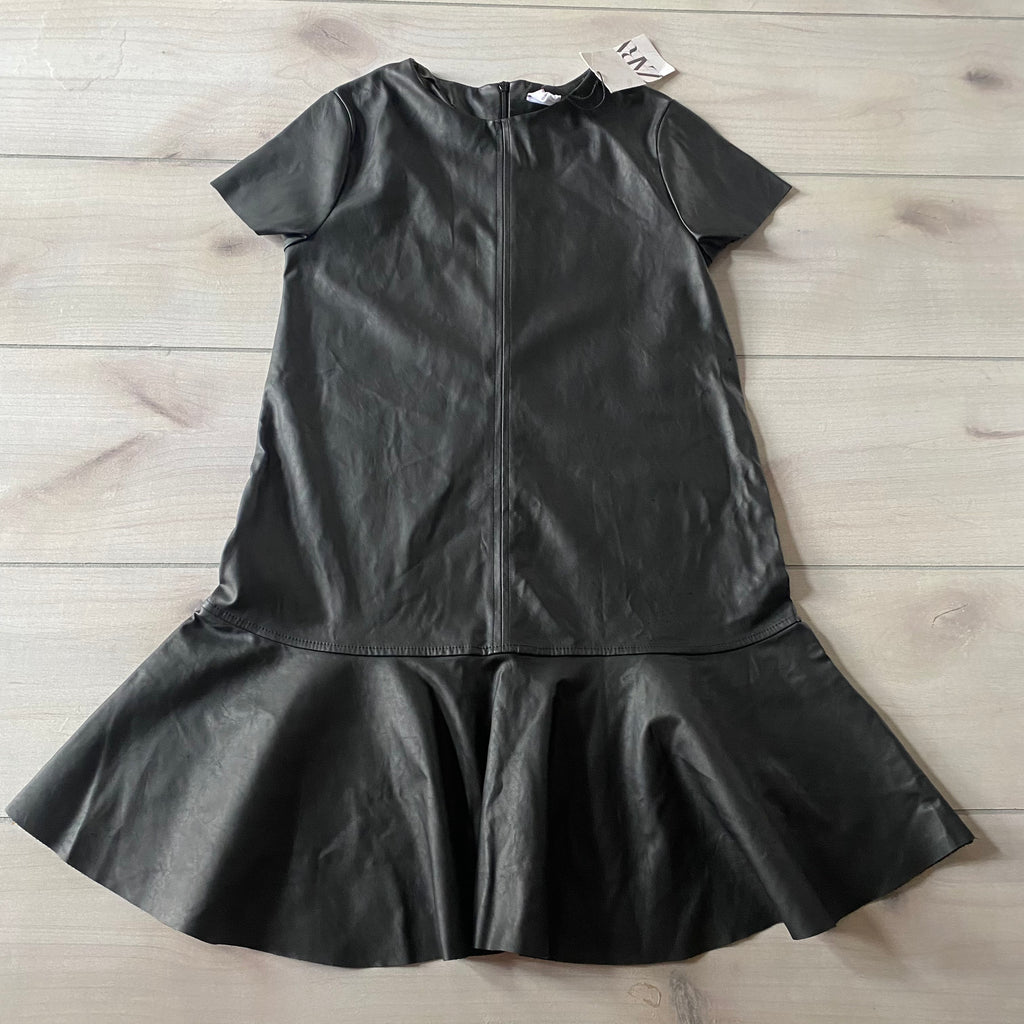 NWT Zara Black Faux Leather Dress – Sweet Pea & Teddy NWT Zara Black Faux Leather Dress – Sweet Pea & Teddy