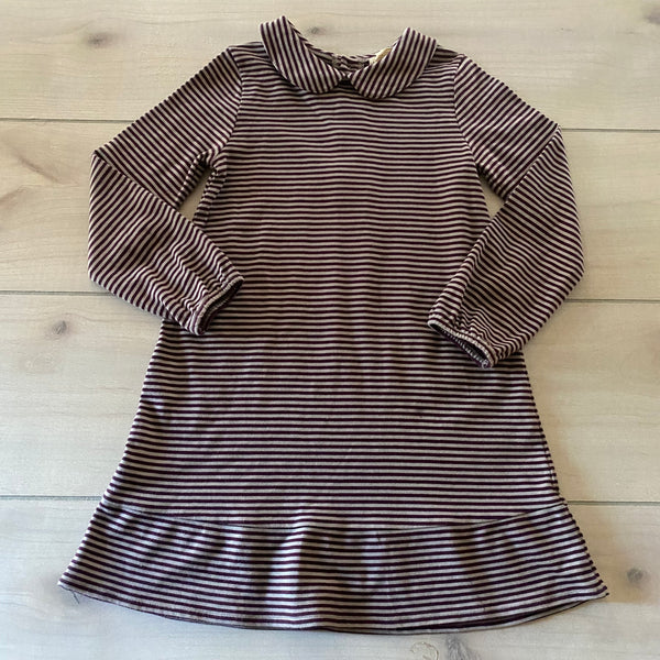 Olive Juice Plum Striped Dress