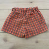 Zara Girls Orange Pattern Shorts