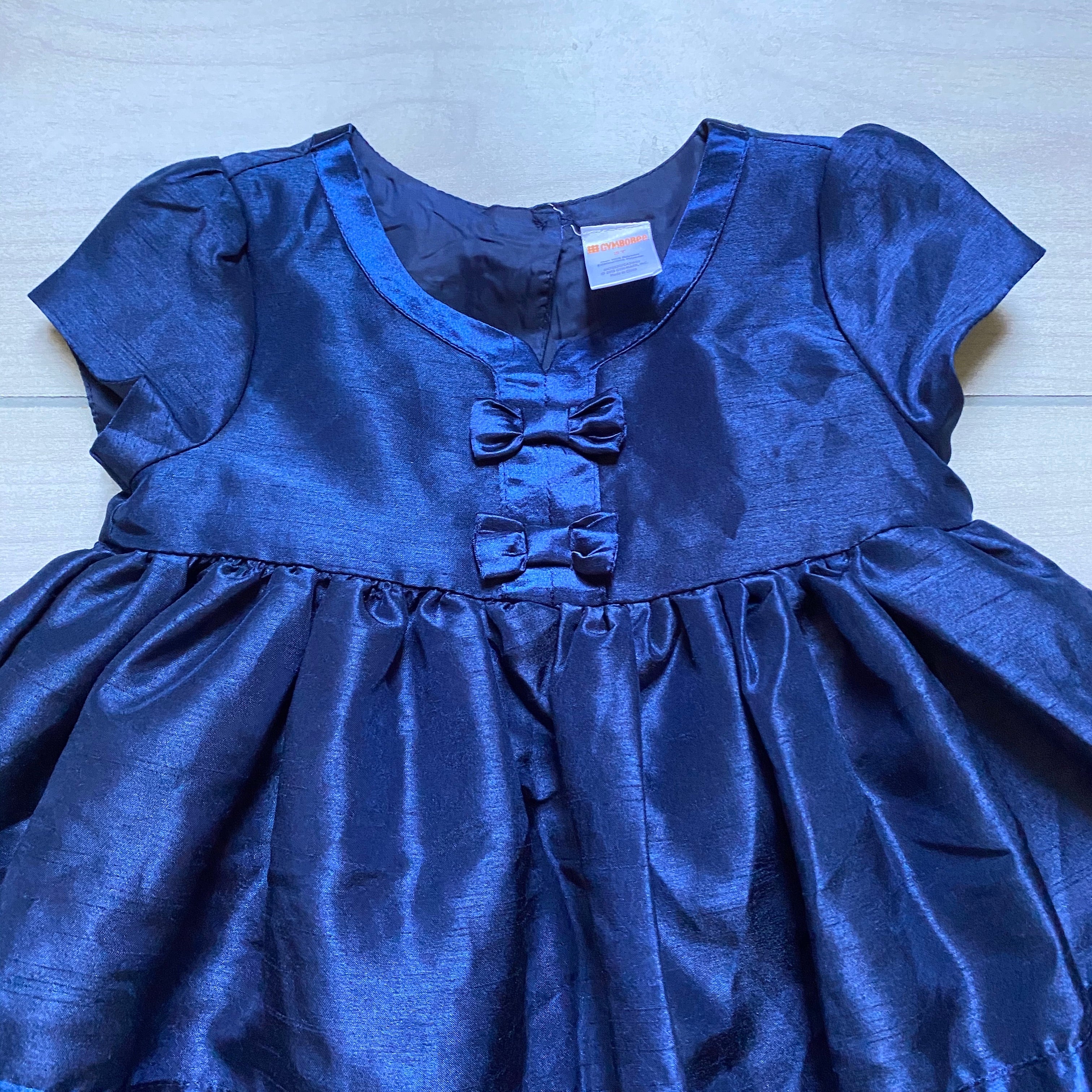 gymboree blue dress Womens Mommy And Me Short Flutter Sleeve Eyelet Poplin Woven Tiered Dress - Blue Belle - BLUE