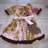Persnickety Floral Design Cotton Dress - Sweet Pea & Teddy