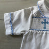 NEW MSC Blue Boy Smocked Christening Gown