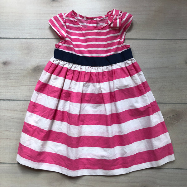 Gymboree Pink and White Striped Dress