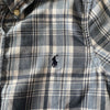 Ralph Lauren Blue & Gray Checkered Button Down Shirt