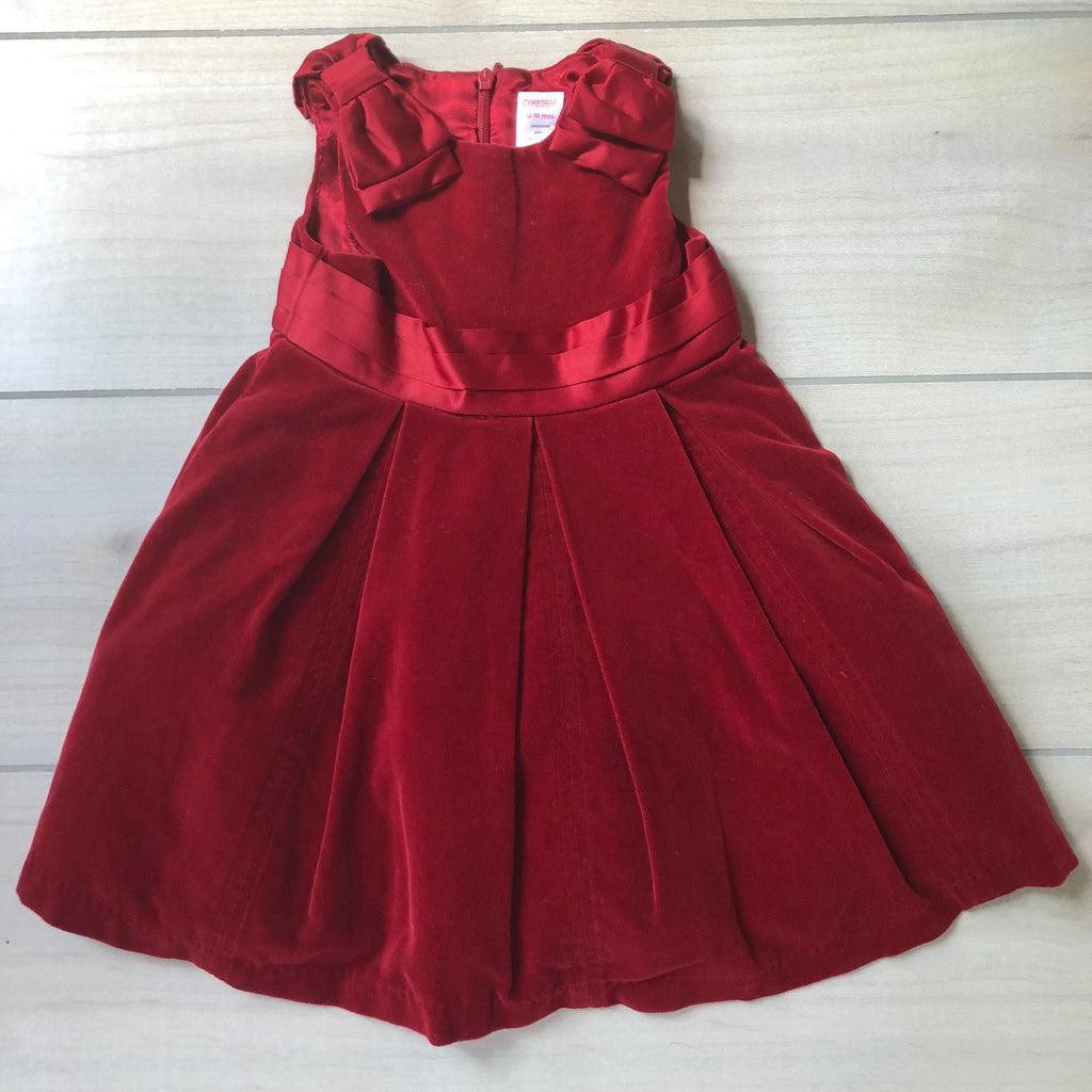 Gymboree Red Velvet Dress