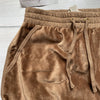 NEW Peek Brown Velour Drawstring Elastic Waist Skirt - Sweet Pea & Teddy
