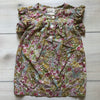Peek Floral Cotton Ruffle Sleeve Dress - Sweet Pea & Teddy