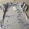 NWT Art & Eden Gray Print Organic Cotton Dress