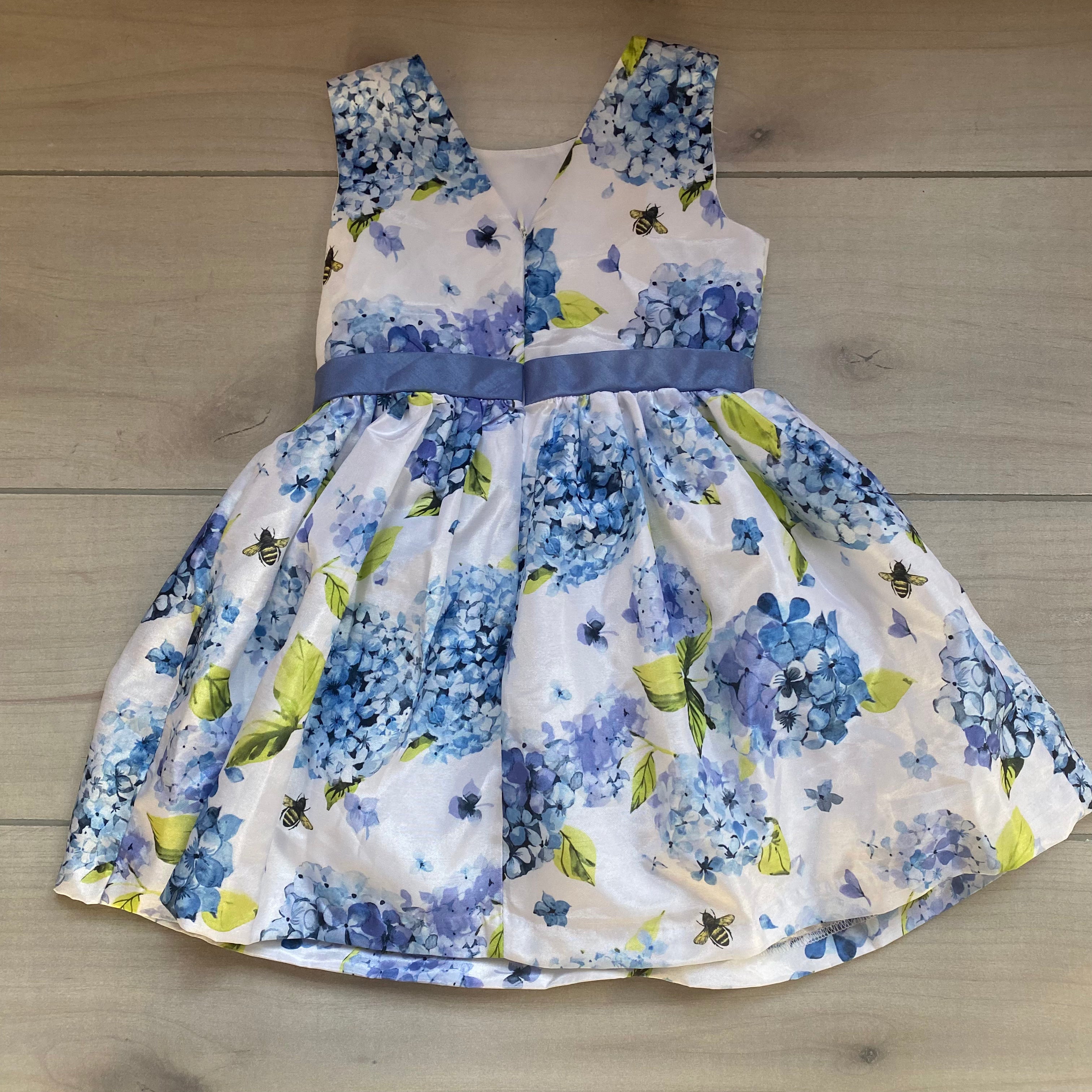 gymboree blue dress Womens Mommy And Me Short Flutter Sleeve Eyelet Poplin Woven Tiered Dress - Blue Belle - BLUE