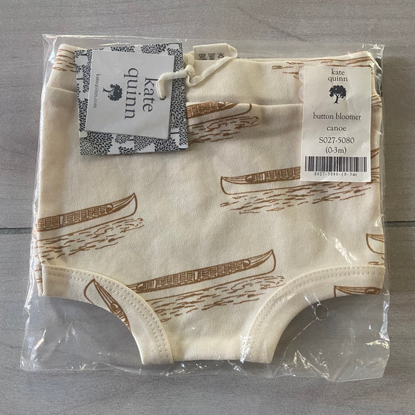 NEW Kate Quinn 100% Organic Cotton Button Bloomer Canoe Pattern