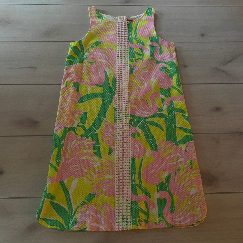 Lilly Pulitzer for Target Yellow Floral Zipper Shift Dress