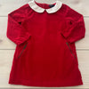 Baby Gap Red Corduroy Collared Zipper Pocket Dress