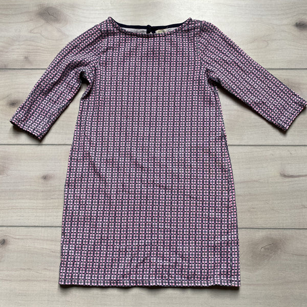 Crewcuts Pink & Navy Shift Style Cotton Dress - Sweet Pea & Teddy